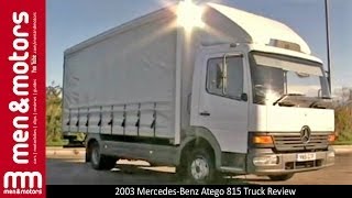 2003 MercedesBenz Atego 815 Truck Review [upl. by Shriver]