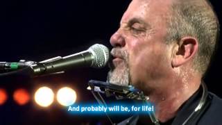 Billy Joel  Piano Man LIVE in Tokyo  Lyrics [upl. by Grosmark65]