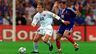 Totti vs France  Euro 2000 Final [upl. by Nairot]