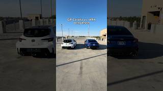 GR Corolla vs WRX Drag Race [upl. by Enneite560]