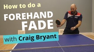 How to do a FOREHAND FADE with Craig Bryant [upl. by Nybbor]