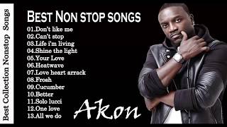 Akon Greatest Hits Playlist  Akon Collection All Time Music Favorite [upl. by Keefe]