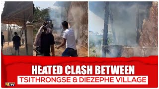 HEATED CLASH BETWEEN TSITHRONGSE amp DIEZEPHE VILLAGE OVER LONG PENDING DISPUTED LAND [upl. by Arrakat]