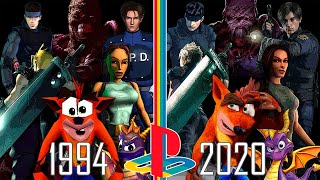 All PSX Remakes So Far  Gameplay Comparison  1994  2020 [upl. by Sirah]