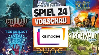 ENDLICH Vorschau auf die ASMODEE Neuheiten zur SPIEL 24 [upl. by Judye]