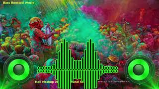 Holi Mashup Dj Bass Boosted [upl. by Cookie]