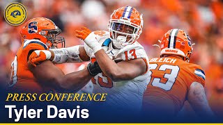 Tyler Davis On Being Drafted To The Rams amp Reuniting With Former Clemson Teammate Davis Allen [upl. by Eahsat804]