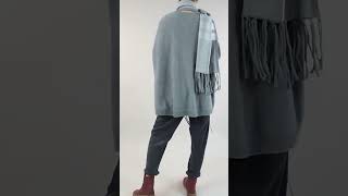 laundry b nuku scarf box knit jumper grey [upl. by Navetse929]