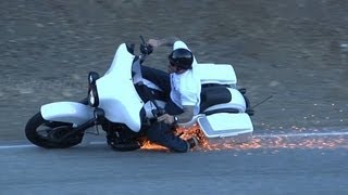 Harley Davidson Lowside Motorcycle Crash [upl. by Constantia]