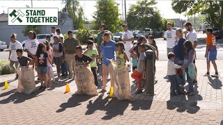 STWeek  Timbers and Thorns FC players help at the Virginia Garcia Center [upl. by Betti]