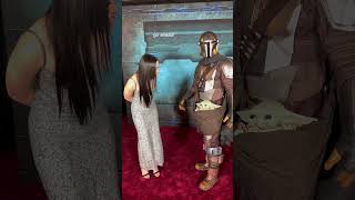 I Met Grogu at the Mandalorian Season 3 Premiere [upl. by Harry]