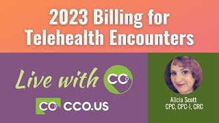 2023 Billing for Telehealth Encounters [upl. by Itsirc]