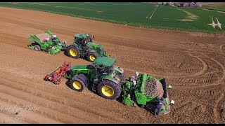 Plantation PDT 2018 Ardennes Fendt 1042 Amazon 7M Fendt amp John deere Planteuse Grimme amp AVR [upl. by Afton]