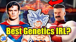 Who Has BEST Genetics For OUR Earth Saiyan vs Viltrumite Vs Kryptonian [upl. by Aicittel]