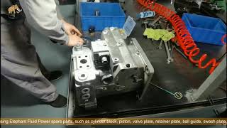 Rexroth A4VG180 Hydraulic Piston Pump Repair [upl. by Assitruc]