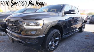 2020 Ram 1500 Big Horn Exterior and Interior Walk Around [upl. by Amsa]