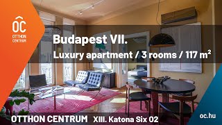 Budapest VII  Luxury apartment  3 rooms  117 m² [upl. by Levy]