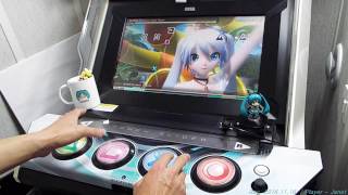 PS4 Magical Sound Shower Playthrough on the Arcade CabinetHatsune Miku PDFT [upl. by Annaert]