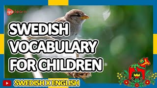 Learn Swedish Part 1 Swedish Vocabulary For Children  Golearn [upl. by Noseaj257]