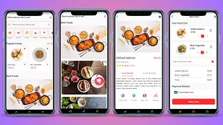 Flutter Food Delivery App UI Design  Delivery App UI Design In Flutter [upl. by Lightman]