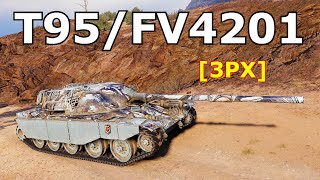 World of Tanks T95FV4201 Chieftain  5 Kills 114K Damage [upl. by Leirua]