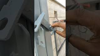 sliding gate lock ideas slidinggatelock shortvideo [upl. by Marshal184]