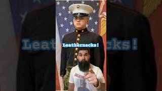 Why Marines are called Leathernecks 🖍️usmc military [upl. by Rednasxela]