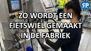 ZO WORDT EEN FIETSWIEL GEMAAKT IN DE FABRIEK [upl. by Luthanen]