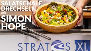 SALAT SCHALE drechseln mit Simon Hope  Tipps rund ums Drechseln von größeren Schalen [upl. by Sito]