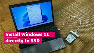 Install Win 11 directly to SSD [upl. by Narol]