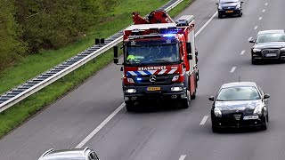 Brandweer Transplantatieteam en Ambulances met spoed in Maastricht [upl. by Craner106]