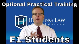 OPT  Optional Practical Training for F1 Students [upl. by Lledniuq433]