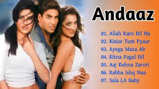 Andaaz Movie All Songs  Bollywood Hits Songs Akshay Kumar Priyanka Chopra amp Lara Dutta [upl. by Dnamron]