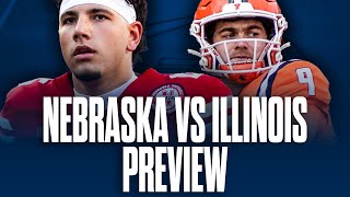 Why Nebraska Football WILL BEAT Illinois Football  Nebraska vs Illinois Preview [upl. by Adnohsel]