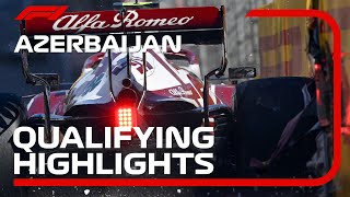 Qualifying Highlights  2021 Azerbaijan Grand Prix [upl. by Giule]