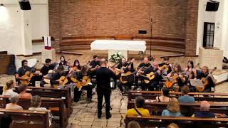 Concierto para 2 mandolinas y orquesta  II Andante Antonio Vivaldi Ensamble de Guitarras CJJC [upl. by Suoilenroc]