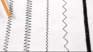 How To Sew a Zig Zag Stitch Tutorial [upl. by Eigger]