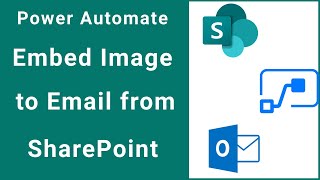 Power Automate  Embed Image in Email From SharePoint Library using Base64 Encoding [upl. by Ativla35]