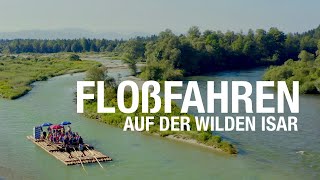 Isar Rafting mit Floß und Kajak von Wolfratshausen nach München [upl. by Bennir]