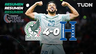 Resumen y goles  México 40 Honduras  CONCACAF Nations League 2024  TUDN [upl. by Salmon]