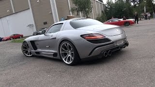 FAB Design Mercedes SLS Gullstream  Exhaust Sound and Acceleration [upl. by Appledorf]