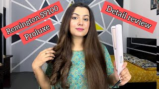 REMINGTON S9100 PROLUXE STRAIGHTENER  CURLS amp STRAIGHT LIVE DEMO DETAILED REVIEW [upl. by Sutit]