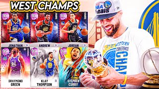 USING THE 202122 WARRIORS IN NBA 2k22 MyTEAM THE WESTERN CONFERENCE FINALS CHAMPIONS [upl. by Lasorella]