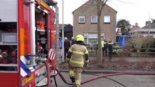 20180311 Hippolythushoef brand in uitbouw woning [upl. by Nacul]