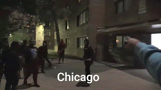 CHICAGO OBLOCK HOOD VS WATTS LOS ANGELES HOOD AT NIGHT [upl. by Anaele172]