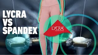 LYCRA VS SPANDEX  WHATS THE DIFFERENCE Sportswear Secrets [upl. by Odrareg]