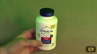 REVIEW Citracal Maximum Plus Easily Digested 630 mg Calcium Citrate 1000 IU Vitamin D3 [upl. by Rock]