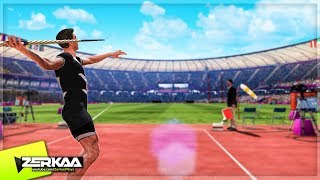 100 METRE GOLD JAVELIN WORLD RECORD London 2012 [upl. by Elledoj]