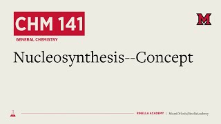 Nucleosynthesis in CH 2Atoms Ions and Molecules [upl. by Edi671]