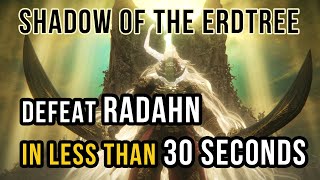 Defeat Consort Radahn in less than 30 seconds  Lightning Perfume Build  Elden Ring DLC [upl. by Heer]